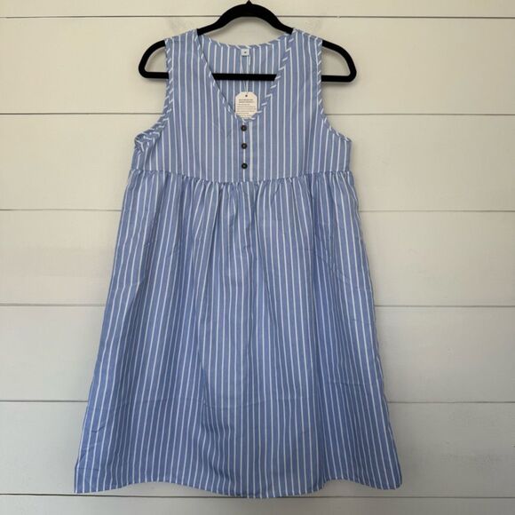 No Brand Dresses & Skirts - Women’s Medium Blue White Striped Dress New